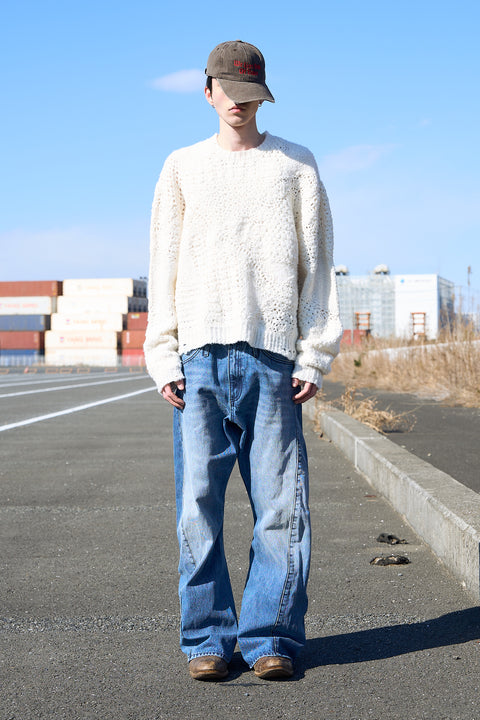RANDOM PATTERN HAND KNIT