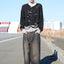 STRUCTURED DAMAGE CARDIGAN