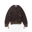 STRUCTURED DAMAGE CARDIGAN