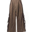 FRAYED TAPE PANTS