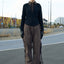FRAYED TAPE PANTS