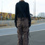 FRAYED TAPE PANTS