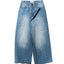 OVERLAP DENIM WIDE PANTS