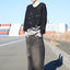 OVERLAP DENIM WIDE PANTS