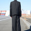 OVERLAP FRONT WOOL SLACKS