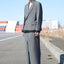 OVERLAP FRONT WOOL SLACKS