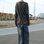 OVERLAP FRONT WOOL SLACKS