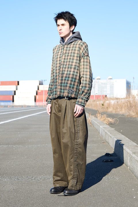 GRADATION DOCKING HOOD SHIRT
