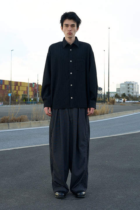 RANDOM PLEATS SHIRT