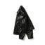 STUDDED MOTION PLEAT LEATHER JACKET