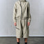 TEXTURED CHECK NYLON HOOD JACKET