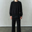 LAYERED ZIP SWEAT