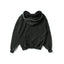 DISTRESSED RIVET HOODIE