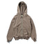 DISTRESSED RIVET HOODIE