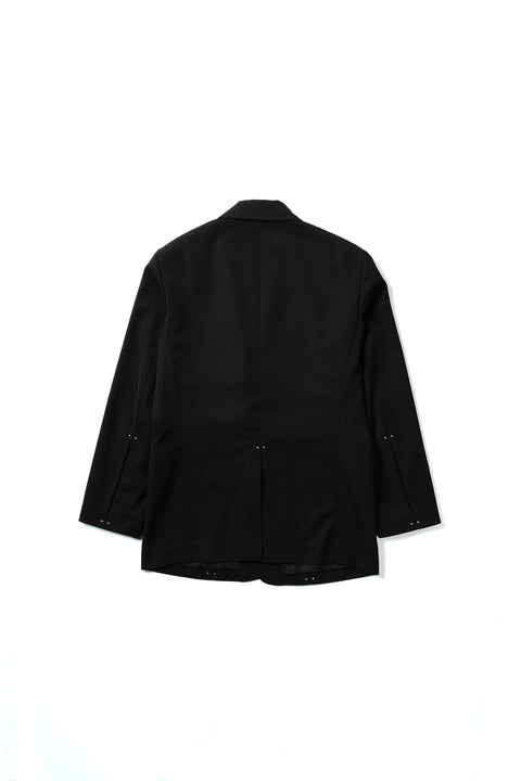 STUDDED MOTION PLEAT GAB JACKET