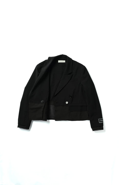 CONTRAST HEM SHORT BLAZER