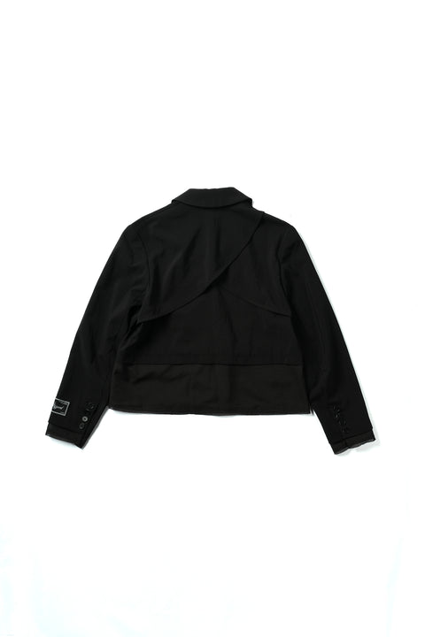 CONTRAST HEM SHORT BLAZER