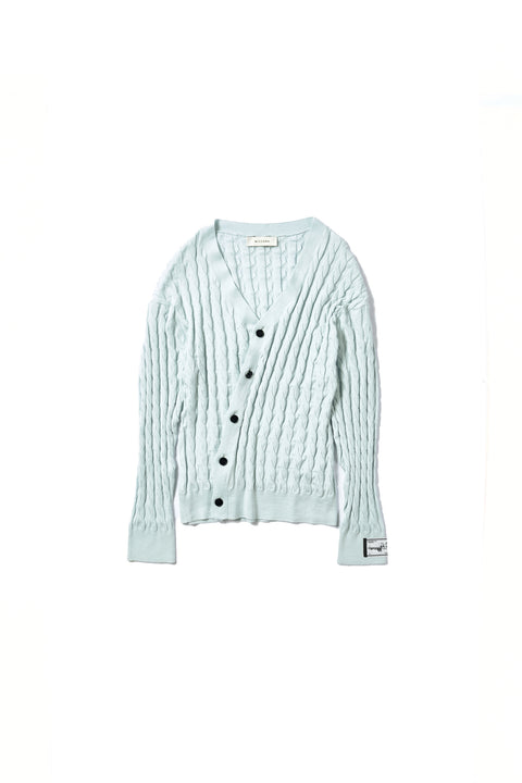 TWISTED CABLE HEMP CARDIGAN