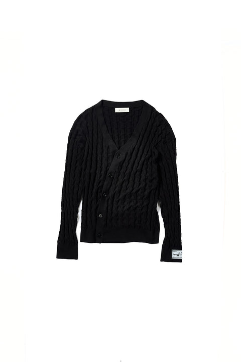 TWISTED CABLE HEMP CARDIGAN