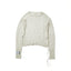 SHEER RIB CREWNECK KNIT