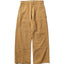 DOUBLE KNEE MOTION PLEAT CANVAS PANTS