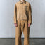 DOUBLE KNEE MOTION PLEAT CANVAS PANTS