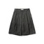 STUDDED MOTION PLEAT GAB SHORTS