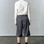 STUDDED MOTION PLEAT GAB SHORTS