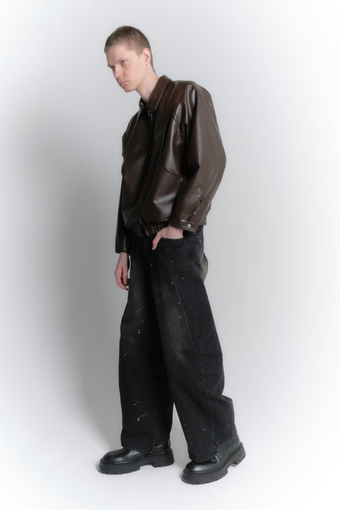 AGING BAGGY DENIM PANTS