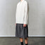 STUDDED MOTION PLEAT BROAD SHIRT