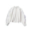 LACE TIE-SLEEVE SHIRT