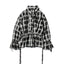 SHEER CHECK BLOUSE