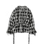 SHEER CHECK BLOUSE