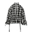 SHEER CHECK BLOUSE
