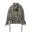 SHEER CHECK BLOUSE