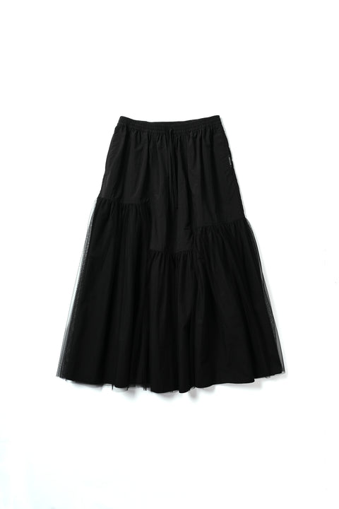 TULLE PANEL SKIRT