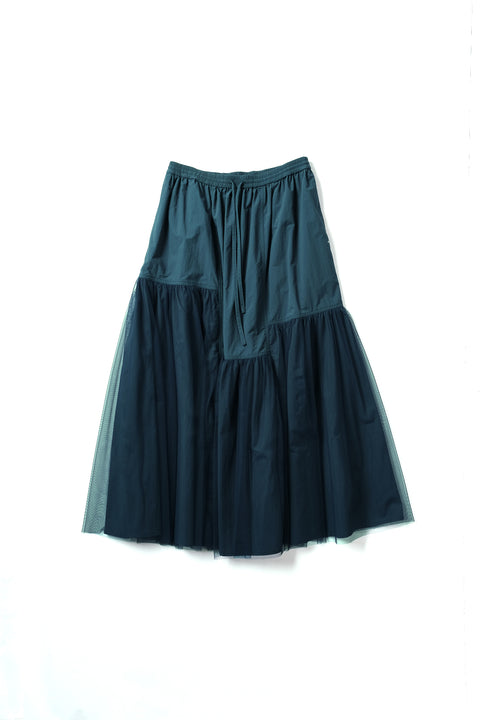 TULLE PANEL SKIRT