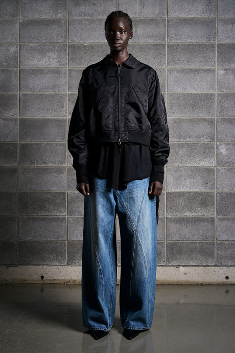 SHORT BOMBER JACKET