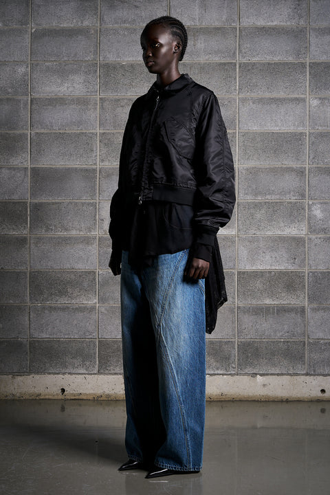 SHORT BOMBER JACKET