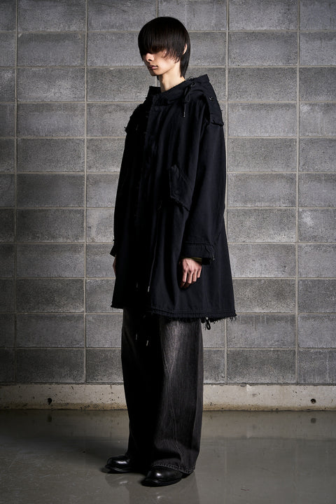RAW EDGE MOD'S COAT "CONNECTED IN FRAGMENTS"