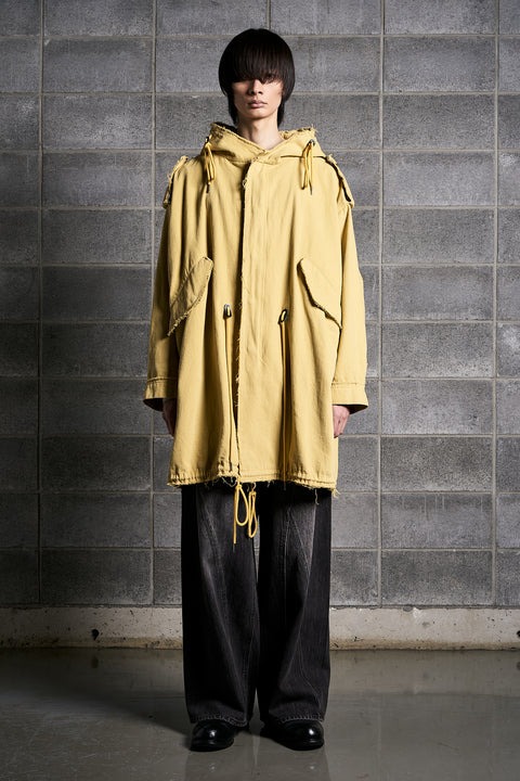 RAW EDGE MOD'S COAT "CONNECTED IN FRAGMENTS"