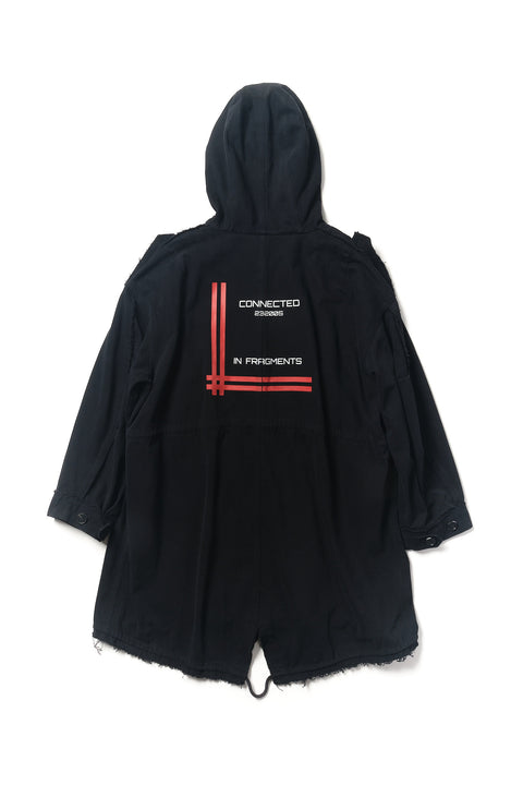RAW EDGE MOD'S COAT "CONNECTED IN FRAGMENTS"