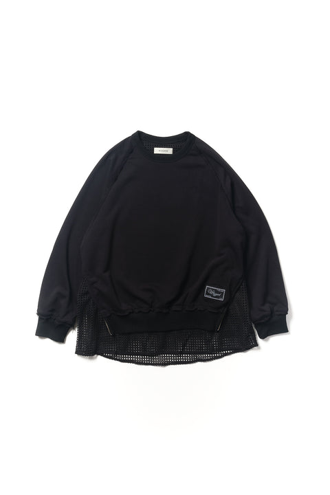 LAYERED ZIP SWEAT