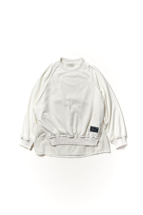 LAYERED ZIP SWEAT