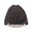 LAYERED ZIP SWEAT