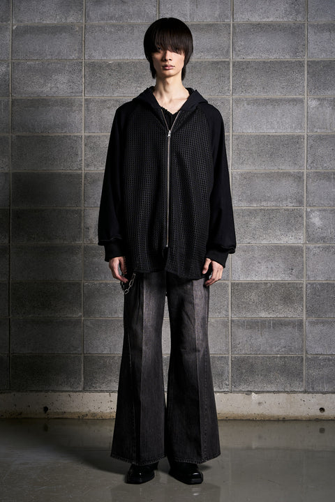 LAYERED ZIP HOODIE
