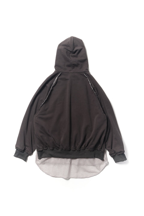 LAYERED ZIP HOODIE