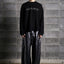 LONG SLEEVE MESH LAYERED TOP