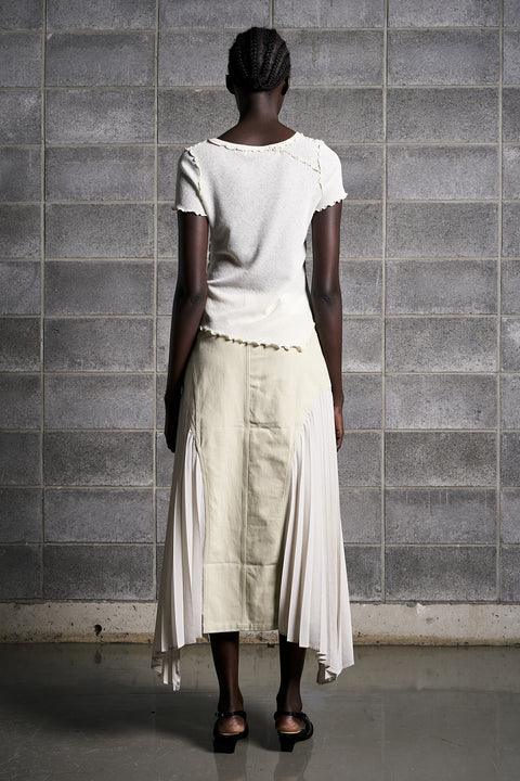 ASYMMETRIC DRAPED TOP