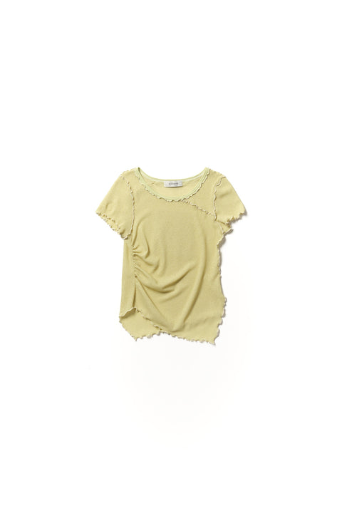 ASYMMETRIC DRAPED TOP
